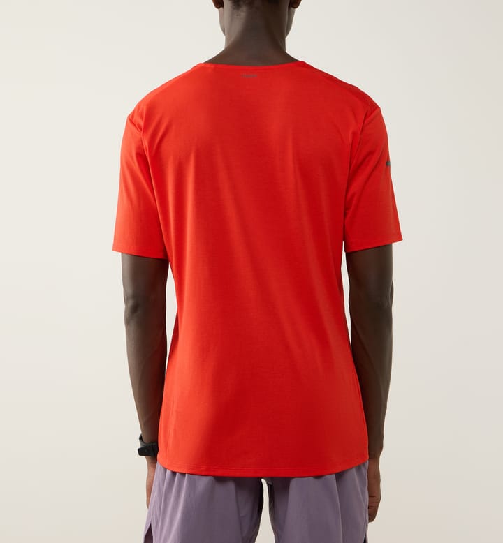 Haglöfs Men's L.I.M Ridge Tee Tech Red Haglöfs