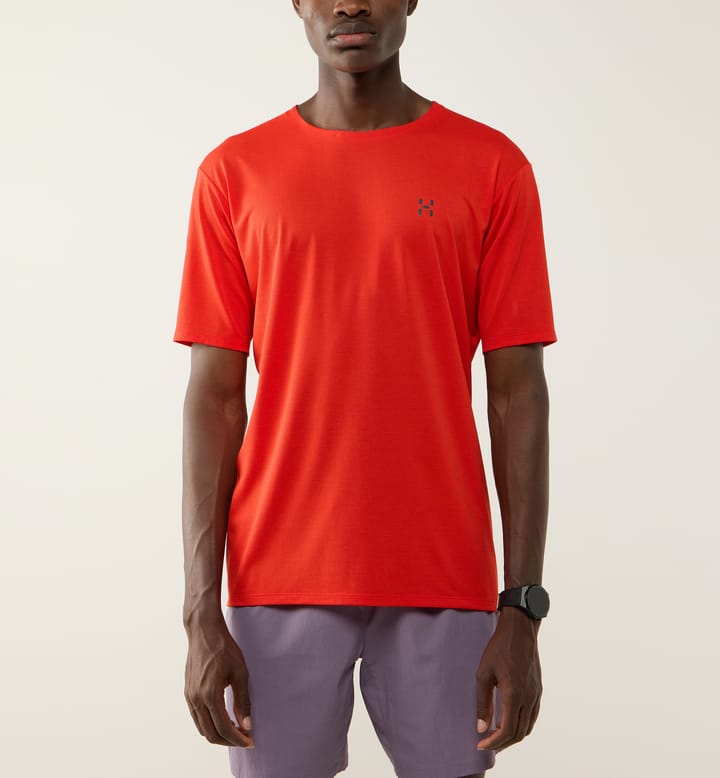 Haglöfs Men's L.I.M Ridge Tee Tech Red Haglöfs