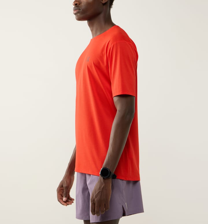 Haglöfs Men's L.I.M Ridge Tee Tech Red Haglöfs