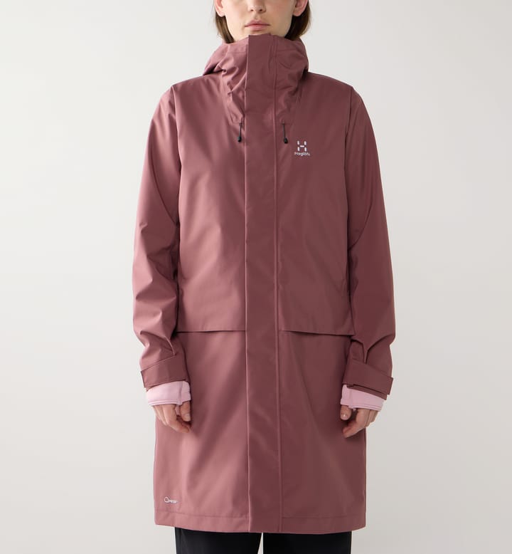 Haglöfs Women's Aria Proof Parka Misty Mauve Haglöfs