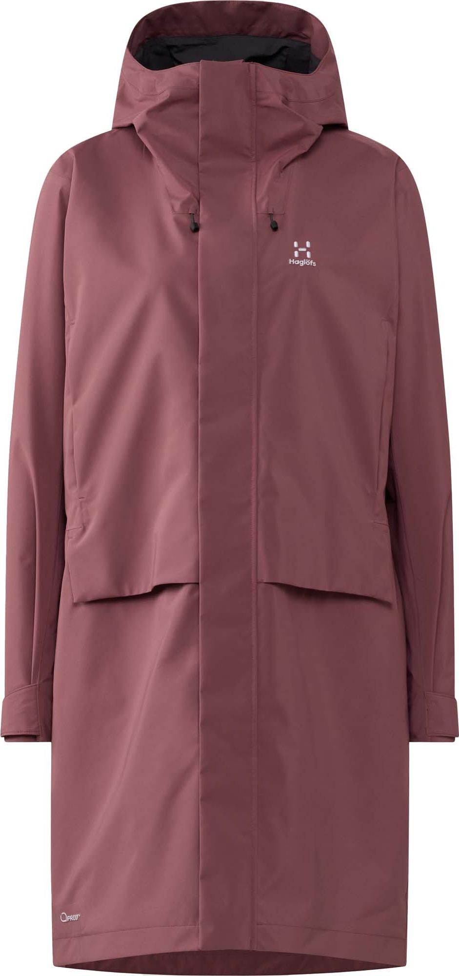 Haglöfs Women's Aria Proof Parka Misty Mauve