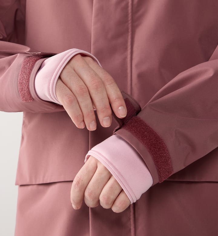 Haglöfs Women's Aria Proof Parka Misty Mauve Haglöfs