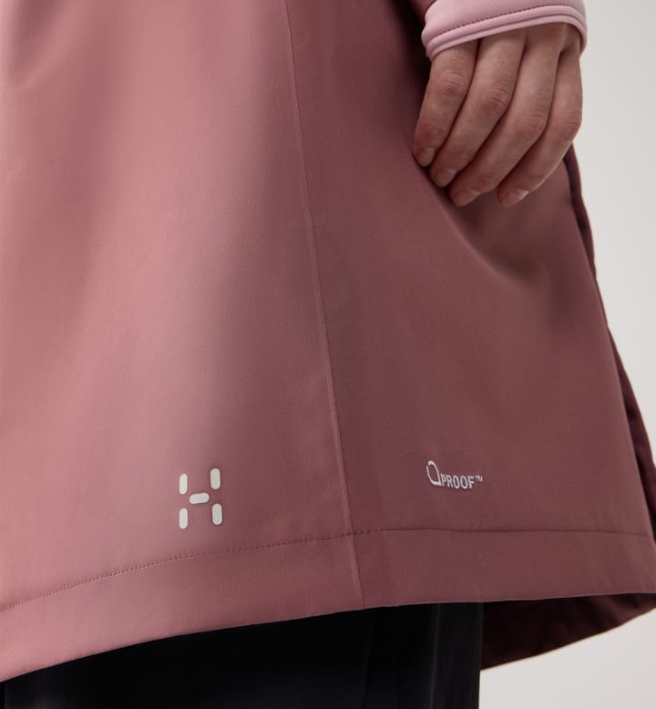 Haglöfs Women's Aria Proof Parka Misty Mauve Haglöfs