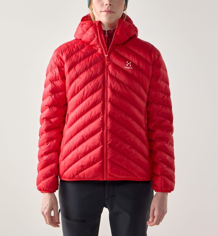Haglöfs Women's Särna Mimic Hood Bright Red Haglöfs