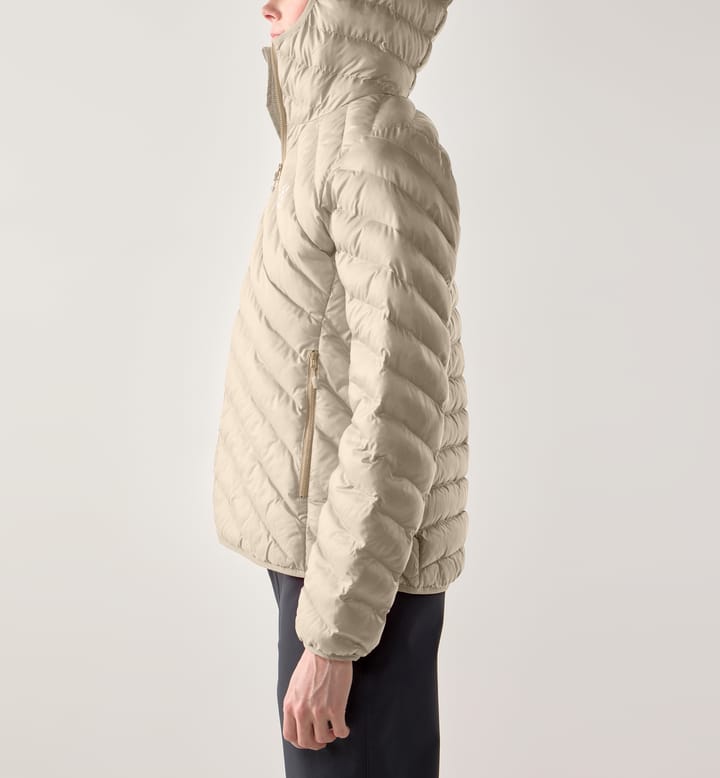 Haglöfs Women's Särna Mimic Hood Chalk Beige Haglöfs