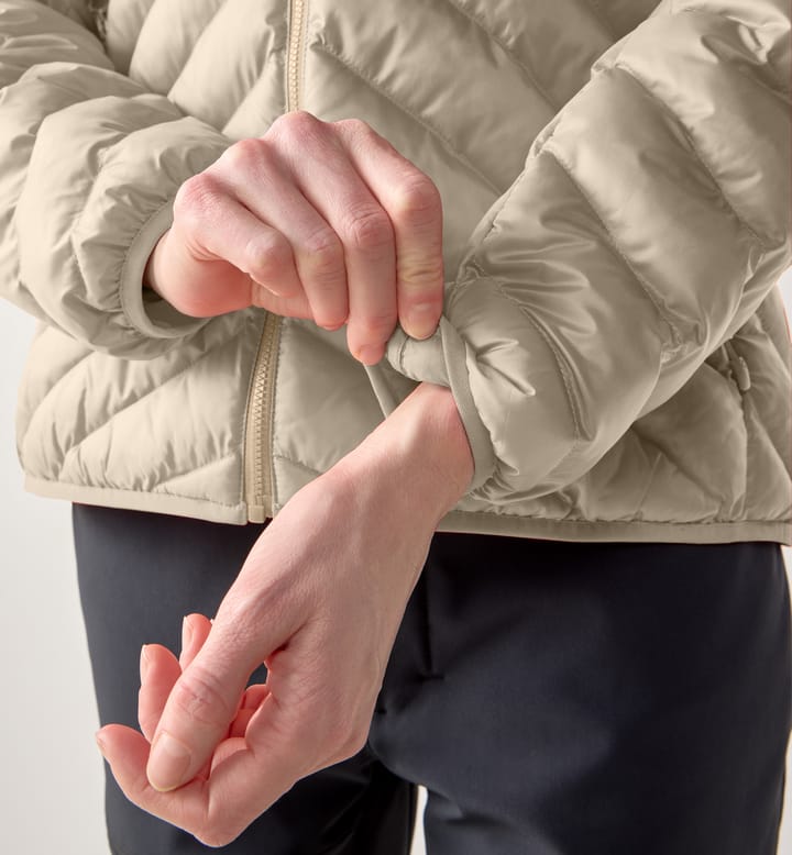 Haglöfs Women's Särna Mimic Hood Chalk Beige Haglöfs