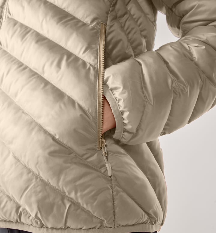 Haglöfs Women's Särna Mimic Hood Chalk Beige Haglöfs