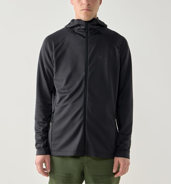 Haglöfs Men's Korp Mid Hood True Black Haglöfs Haglöfs Men's Korp Mid Hood True Black Haglöfs