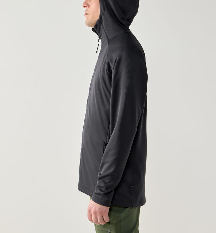 Haglöfs Men's Korp Mid Hood True Black Haglöfs Haglöfs Men's Korp Mid Hood True Black Haglöfs