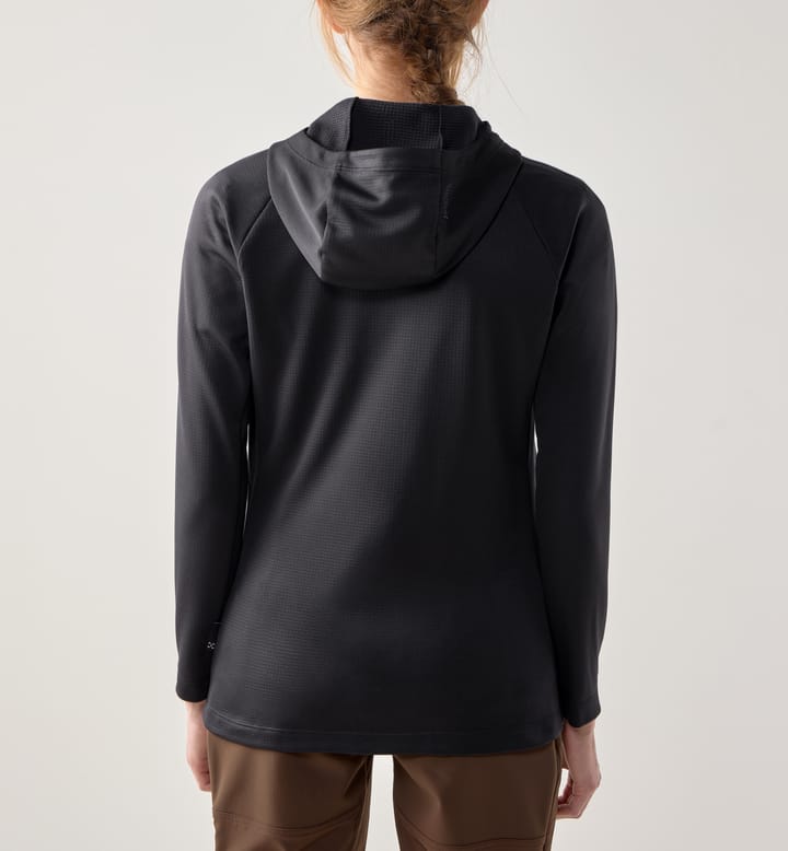 Hagl�öfs Women's Korp Mid Hood True Black Haglöfs