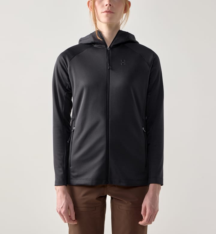 Haglöfs Women's Korp Mid Hood True Black Haglöfs