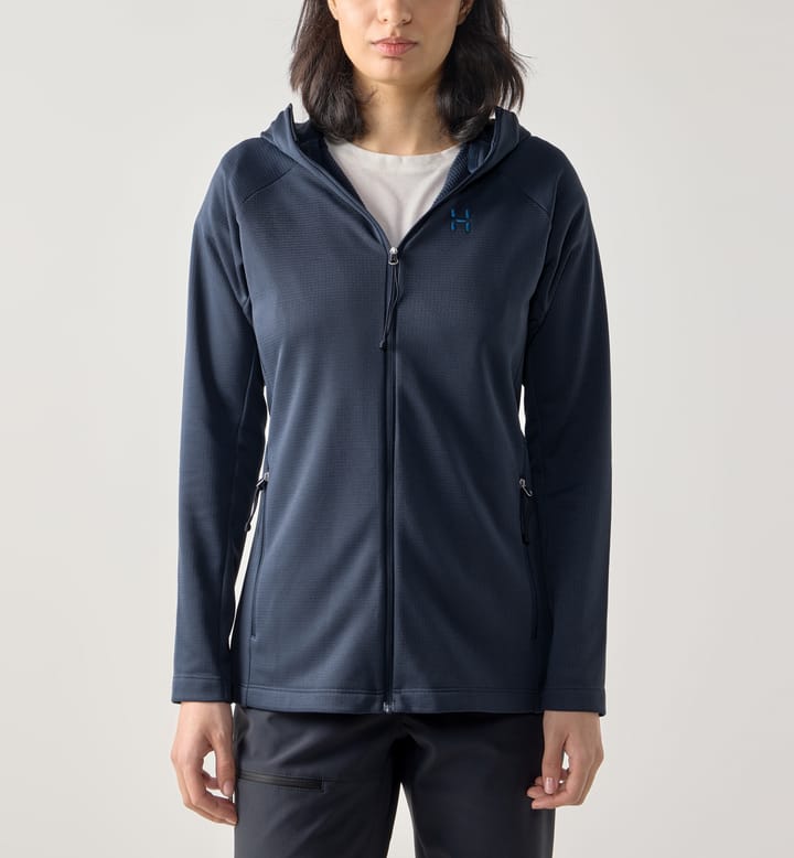 Haglöfs Women's Korp Mid Hood Tarn Blue Haglöfs