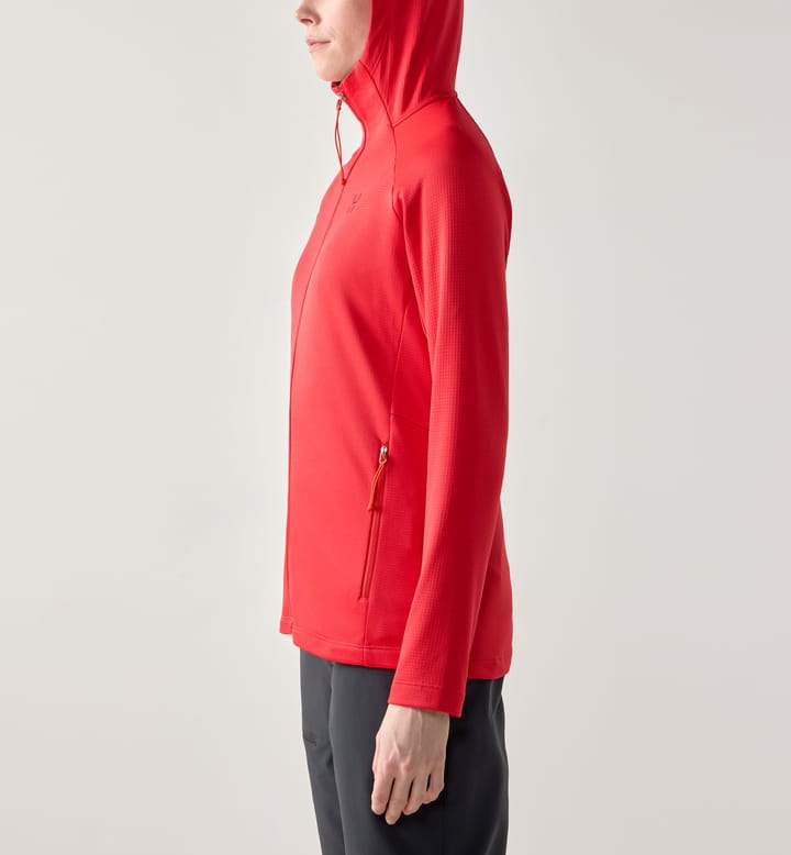 Haglöfs Women's Korp Mid Hood Bright Red Haglöfs