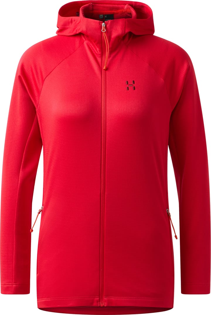 Haglöfs Women's Korp Mid Hood Bright Red Haglöfs