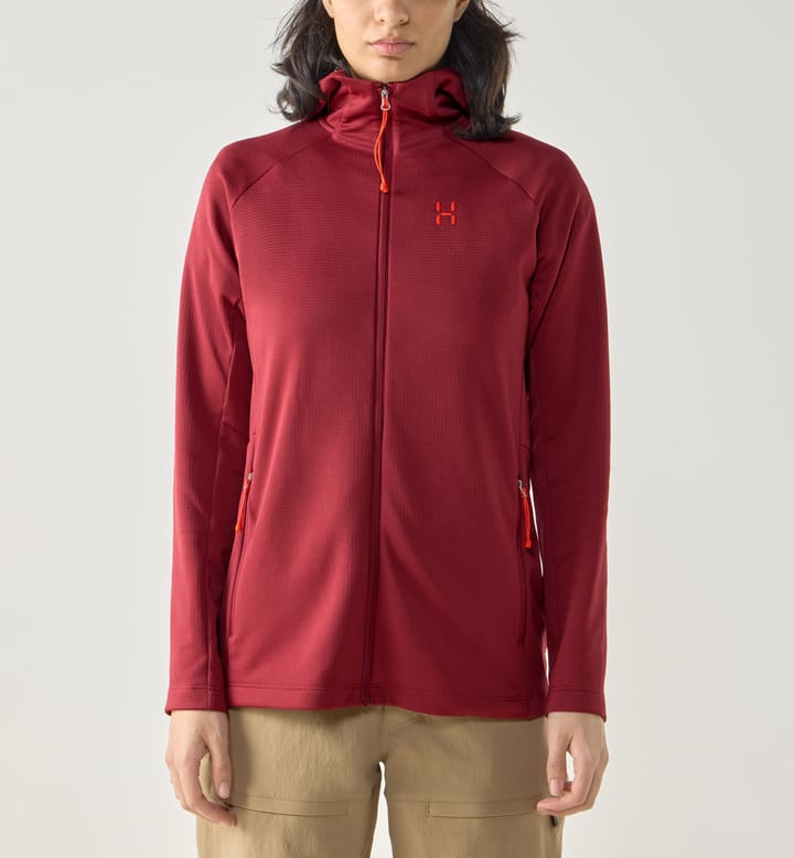 Haglöfs Women's Korp Mid Hood Carmine Red Haglöfs Haglöfs Women's Korp Mid Hood Carmine Red Haglöfs