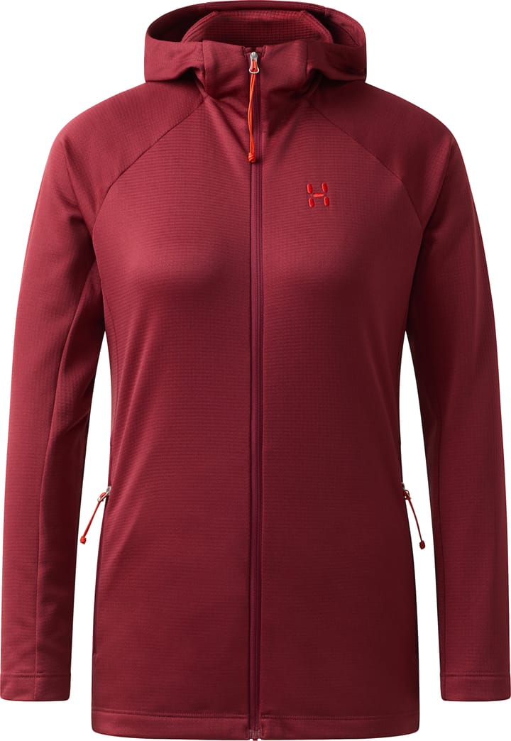 Haglöfs Women's Korp Mid Hood Carmine Red Haglöfs