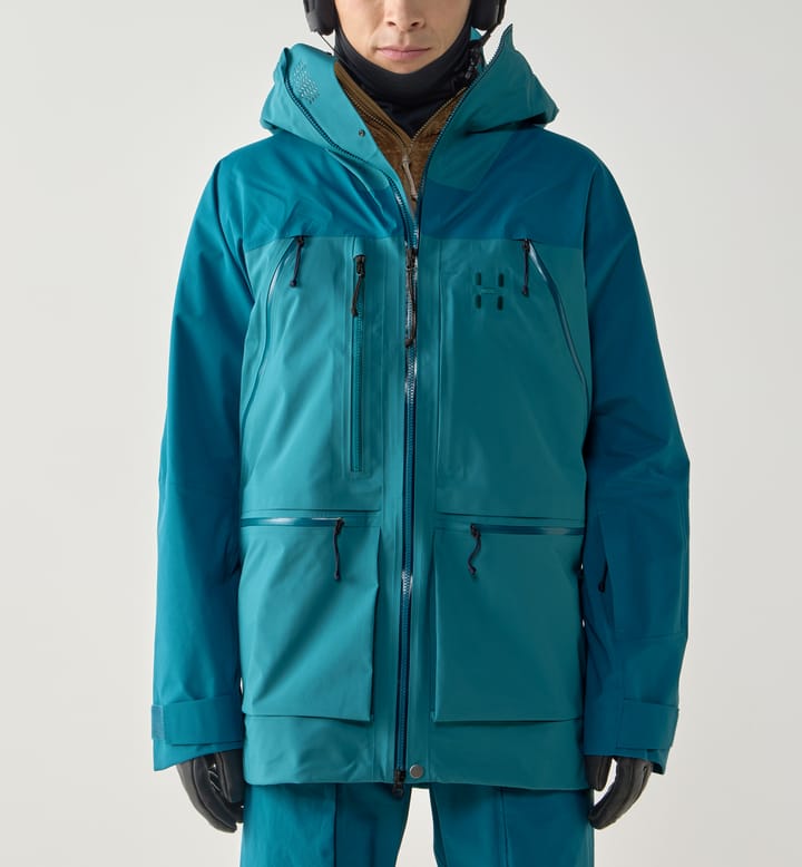 Haglöfs Men's Vassi GORE-TEX Pro II Jacket Mountain Teal/deep Teal Haglöfs Haglöfs Men's Vassi GORE-TEX Pro II Jacket Mountain Teal/deep Teal Haglöfs