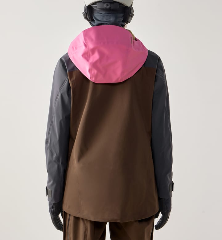 Haglöfs Women's Vassi GORE-TEX Pro II Jacket Lantana Pink/oak Brown Haglöfs Haglöfs Women's Vassi GORE-TEX Pro II Jacket Lantana Pink/oak Brown Haglöfs