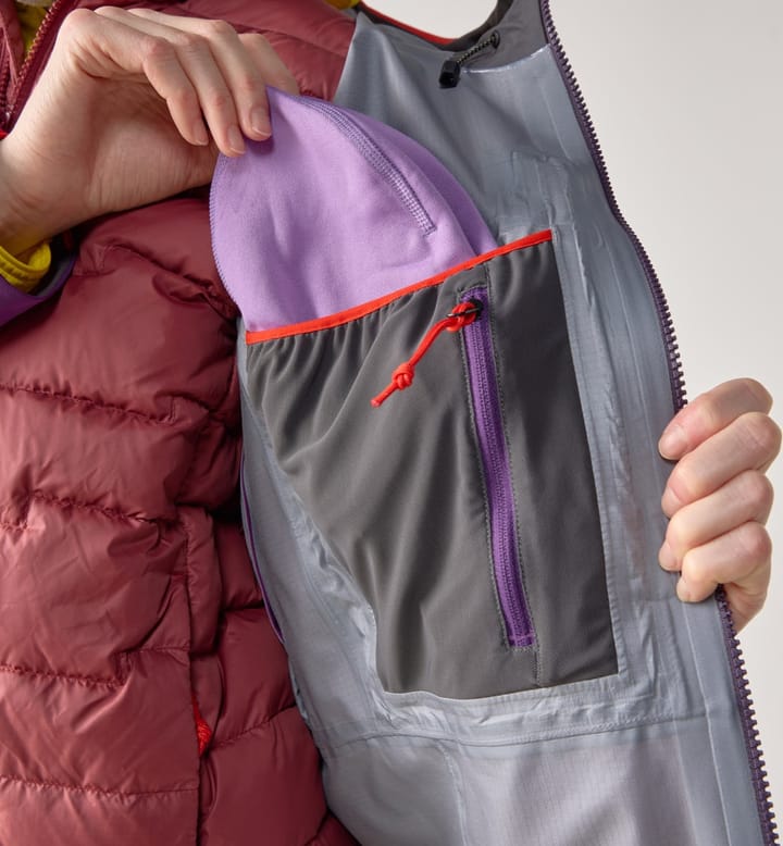 Haglöfs Women's Spitz GORE-TEX Pro II Jacket Grape Purple/purple Night Haglöfs