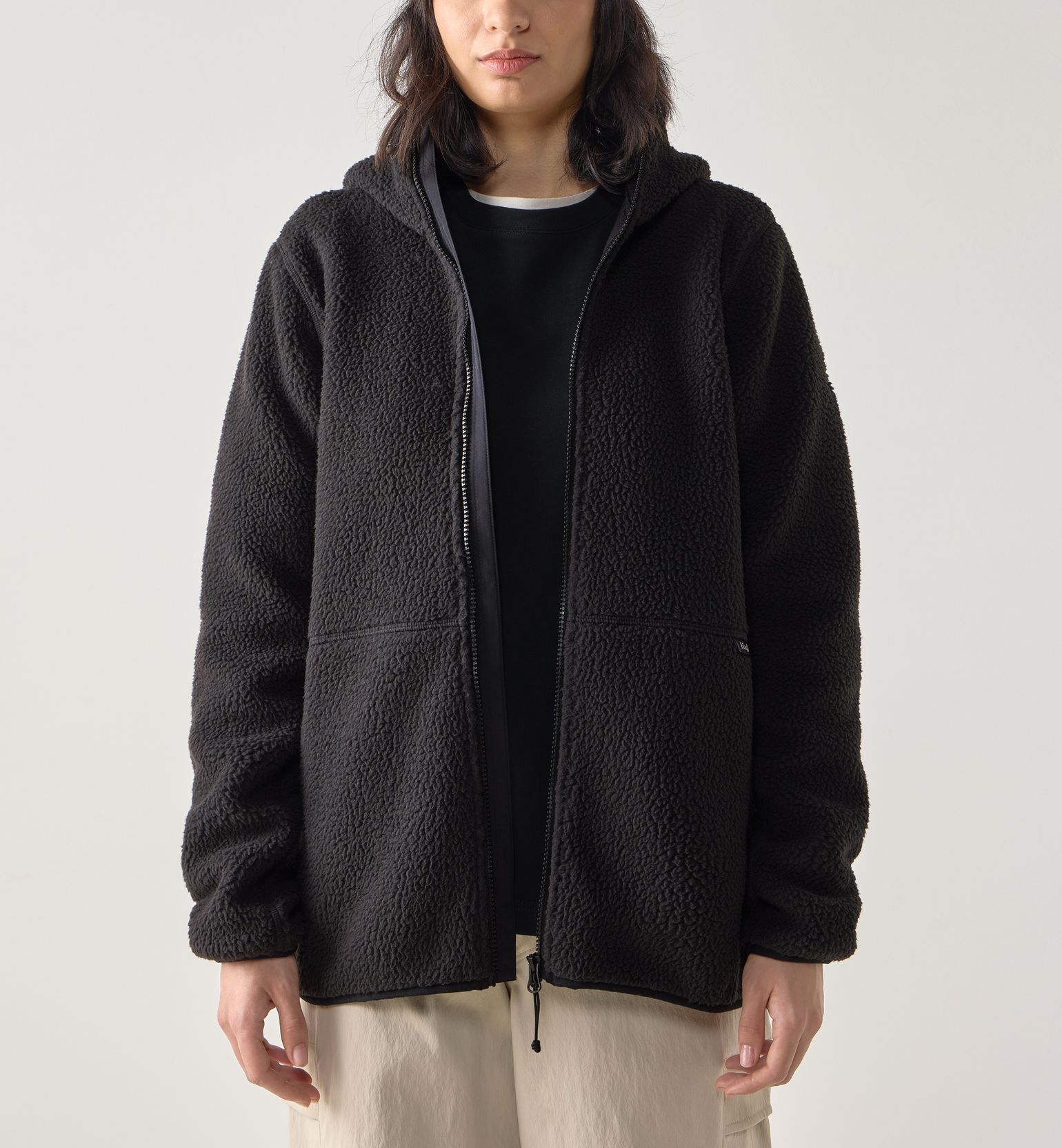 Haglöfs Funäs Pile Hood Women True Black