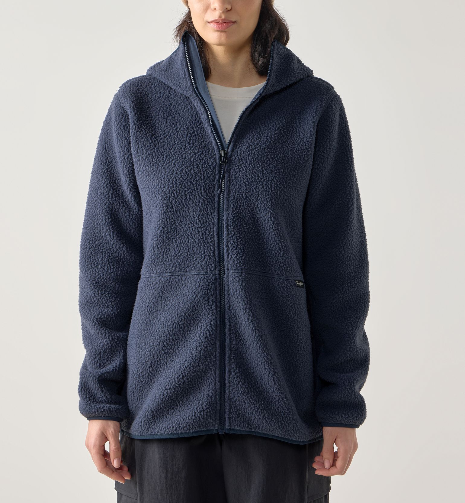 Haglöfs Funäs Pile Hood Women Tarn Blue