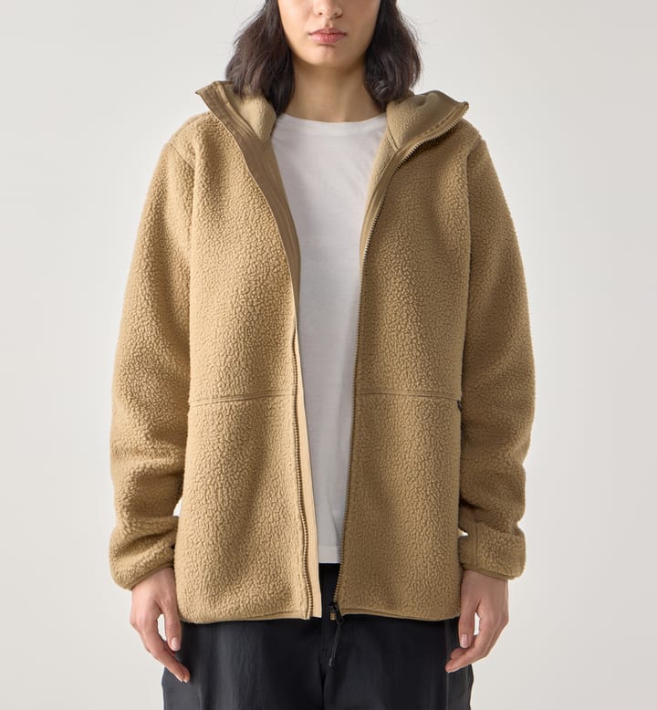Haglöfs Funäs Pile Hood Women Oak Brown Haglöfs