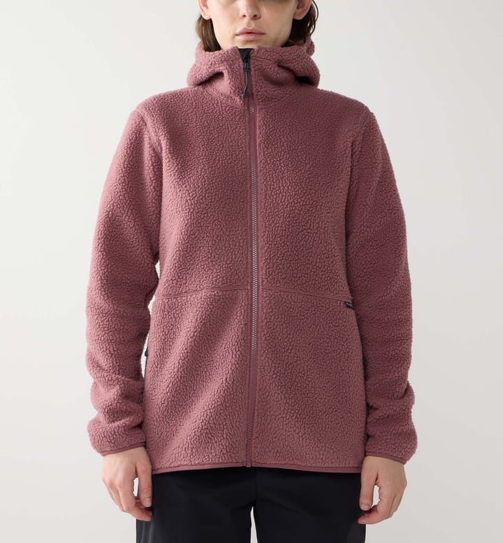 Haglöfs Funäs Pile Hood Women Misty Mauve Haglöfs
