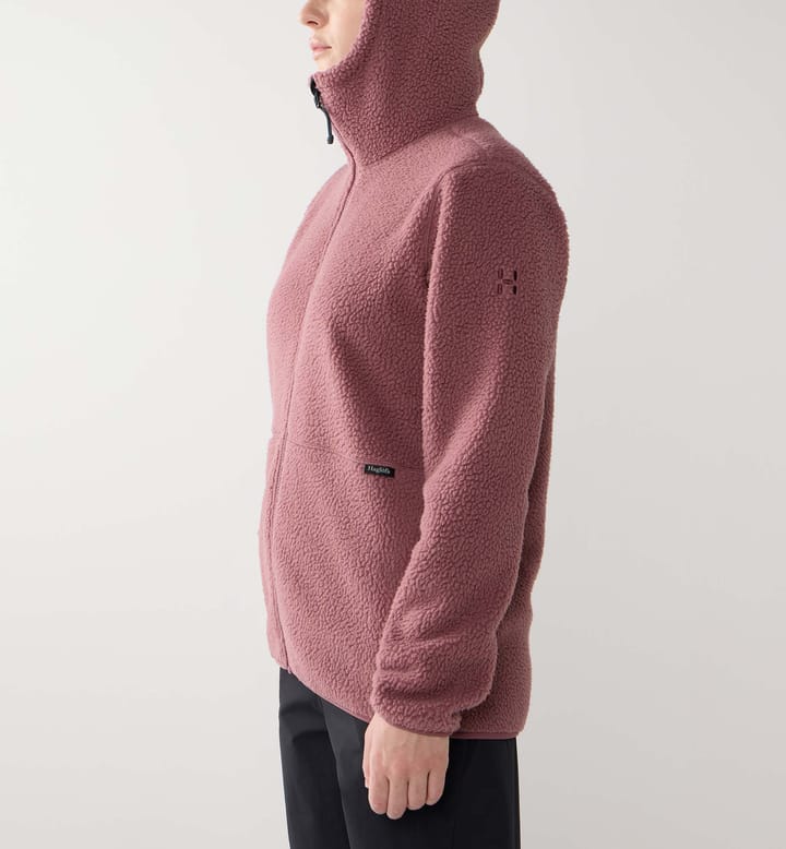 Haglöfs Funäs Pile Hood Women Misty Mauve Haglöfs