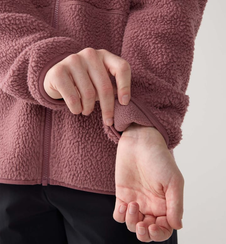 Haglöfs Funäs Pile Hood Women Misty Mauve Haglöfs