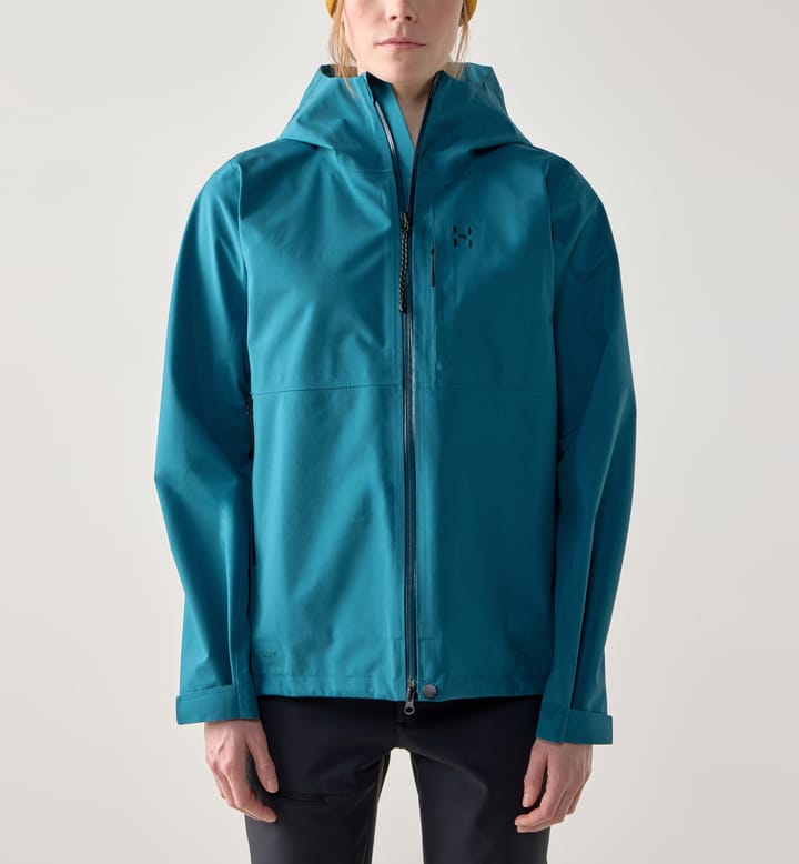 Haglöfs Women's Front Proof II Jacket Deep Teal Haglöfs Haglöfs Women's Front Proof II Jacket Deep Teal Haglöfs