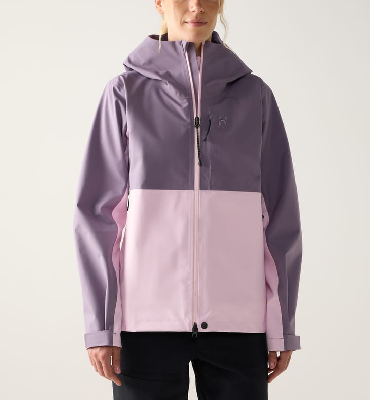 Haglöfs Women's Front Proof II Jacket Purple Fog/fresh Pink Haglöfs
