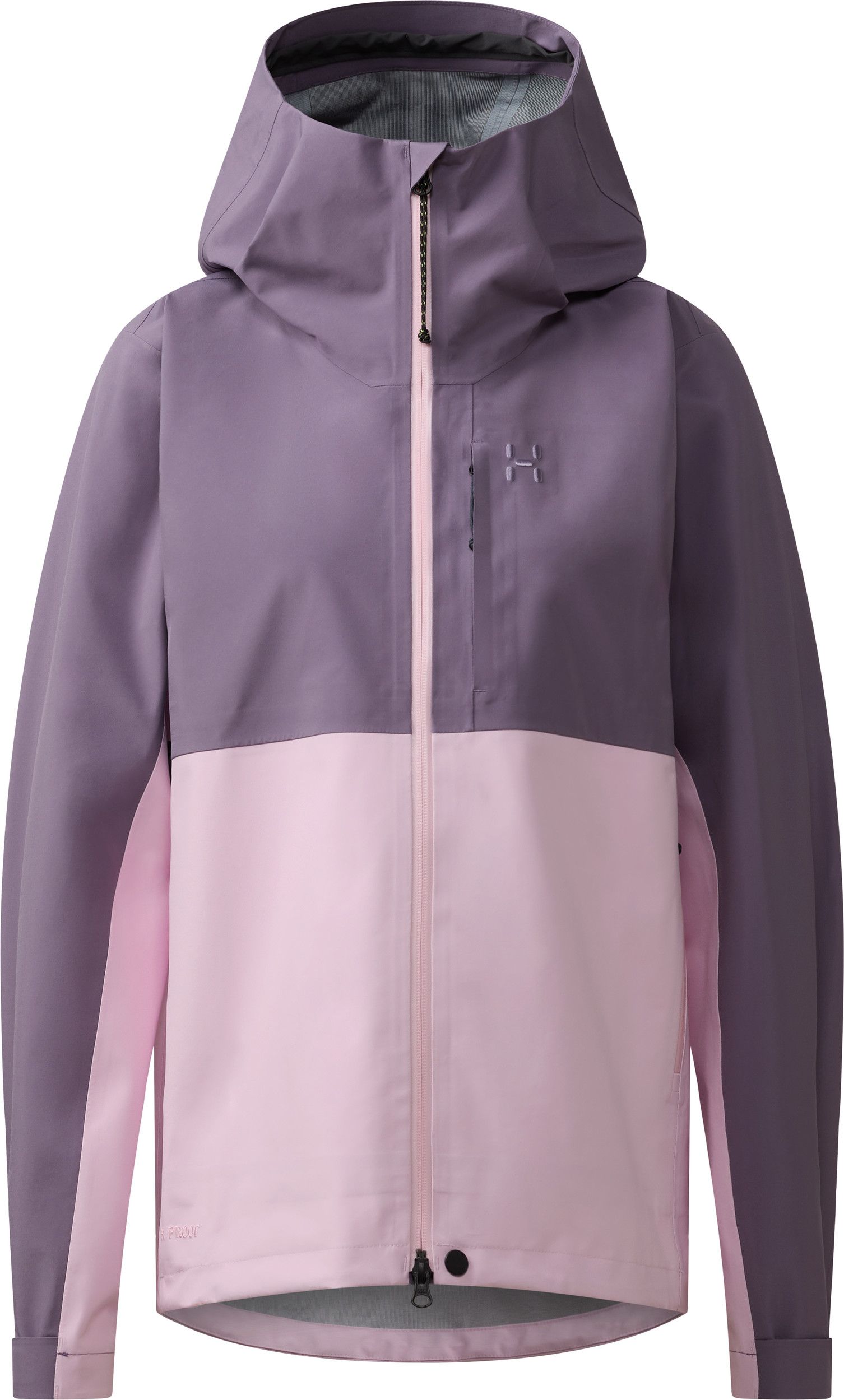Haglöfs Front Proof Ii Jacket Women Purple Fog/fresh Pink