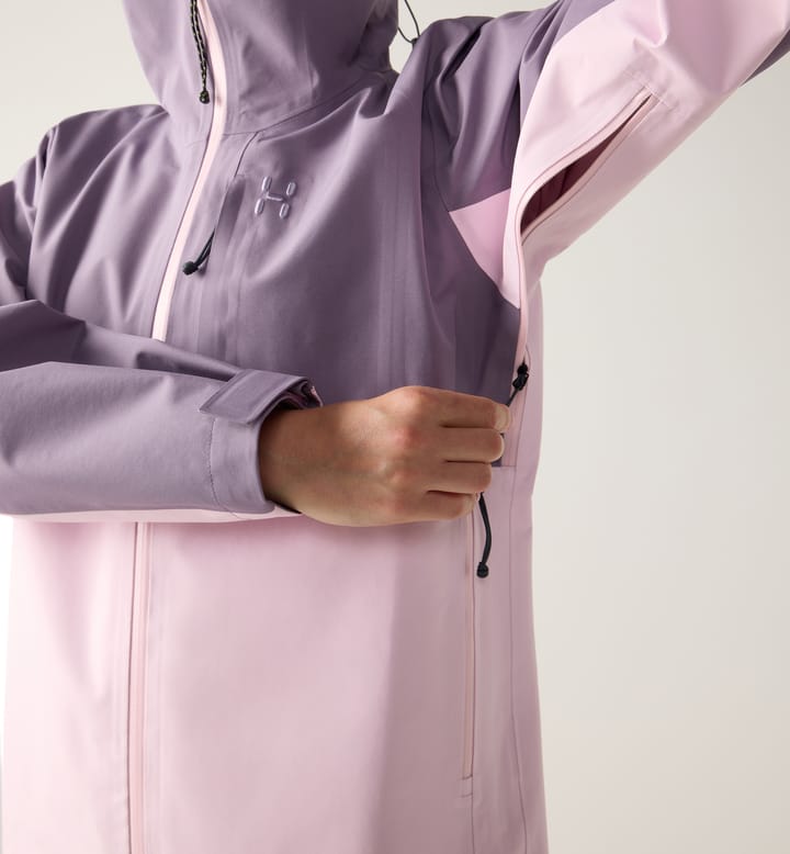 Haglöfs Women's Front Proof II Jacket Purple Fog/fresh Pink Haglöfs