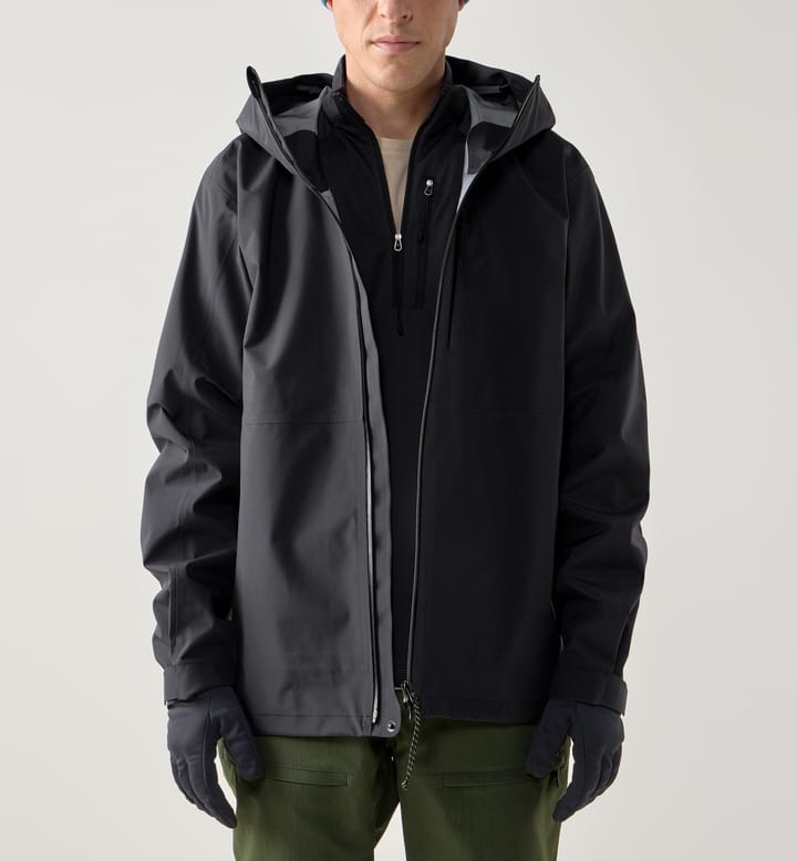 Haglöfs Men's Front Proof II Jacket True Black Haglöfs Haglöfs Men's Front Proof II Jacket True Black Haglöfs