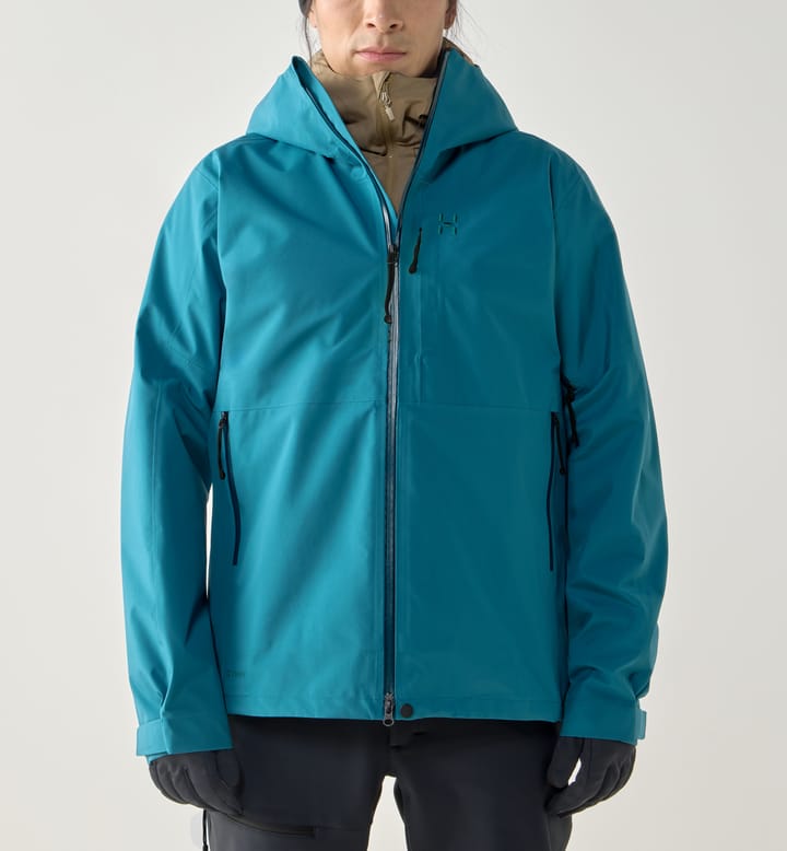 Haglöfs Men's Front Proof II Jacket Deep Teal Haglöfs Haglöfs Men's Front Proof II Jacket Deep Teal Haglöfs