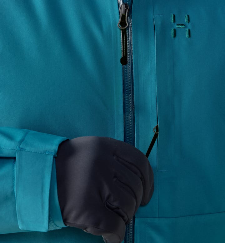 Haglöfs Men's Front Proof II Jacket Deep Teal Haglöfs Haglöfs Men's Front Proof II Jacket Deep Teal Haglöfs