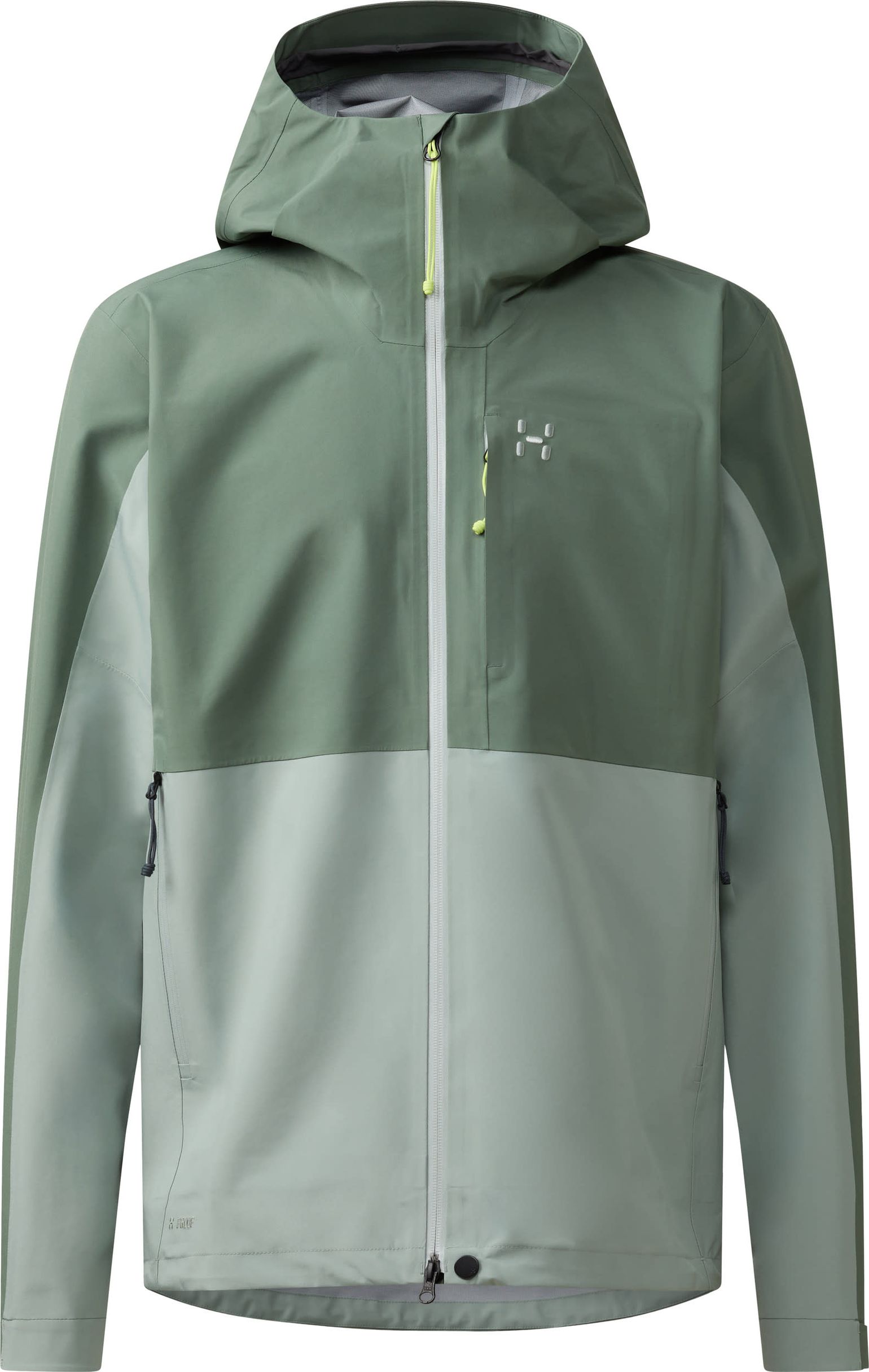 Haglöfs Men's Front Proof II Jacket Chlorophyll Green/dew Green