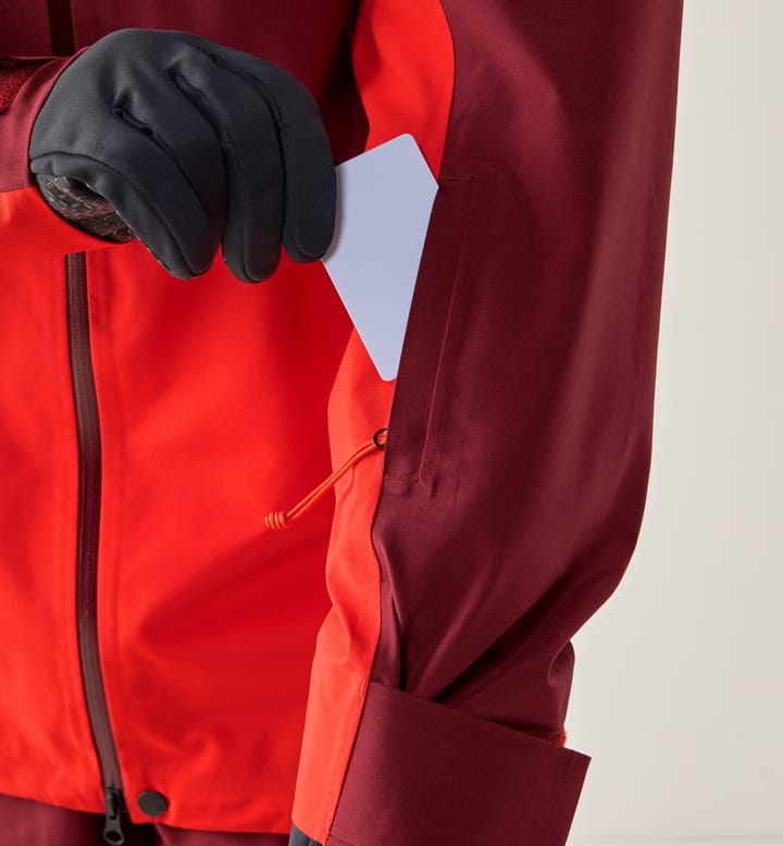 Haglöfs Men's Alper Proof Jacket Carmine Red/tech Red Haglöfs