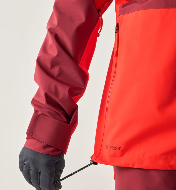 Haglöfs Men's Alper Proof Jacket Carmine Red/tech Red Haglöfs