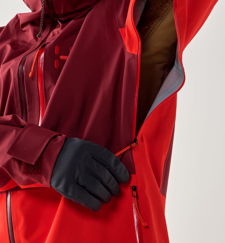 Haglöfs Men's Alper Proof Jacket Carmine Red/tech Red Haglöfs