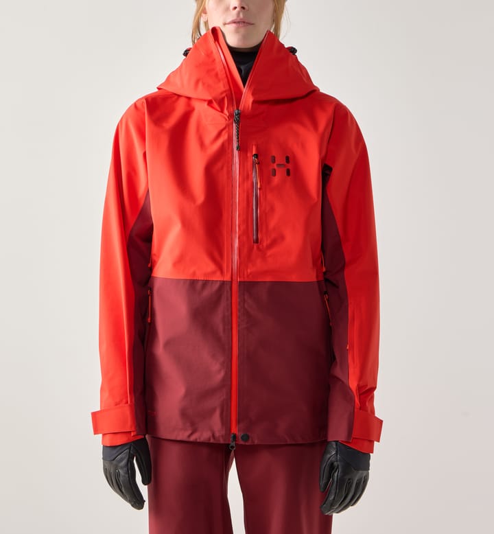 Haglöfs Women's Alper Proof Jacket Tech Red/carmine Red Haglöfs
