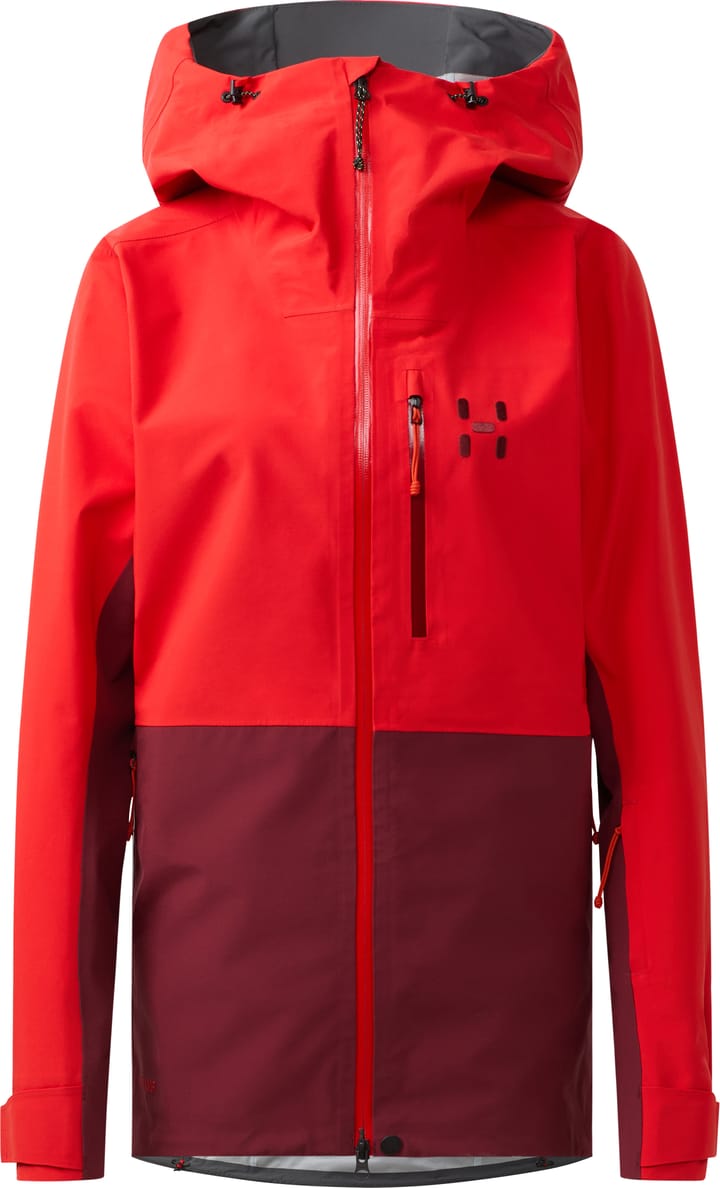 Haglöfs Women's Alper Proof Jacket Tech Red/carmine Red Haglöfs
