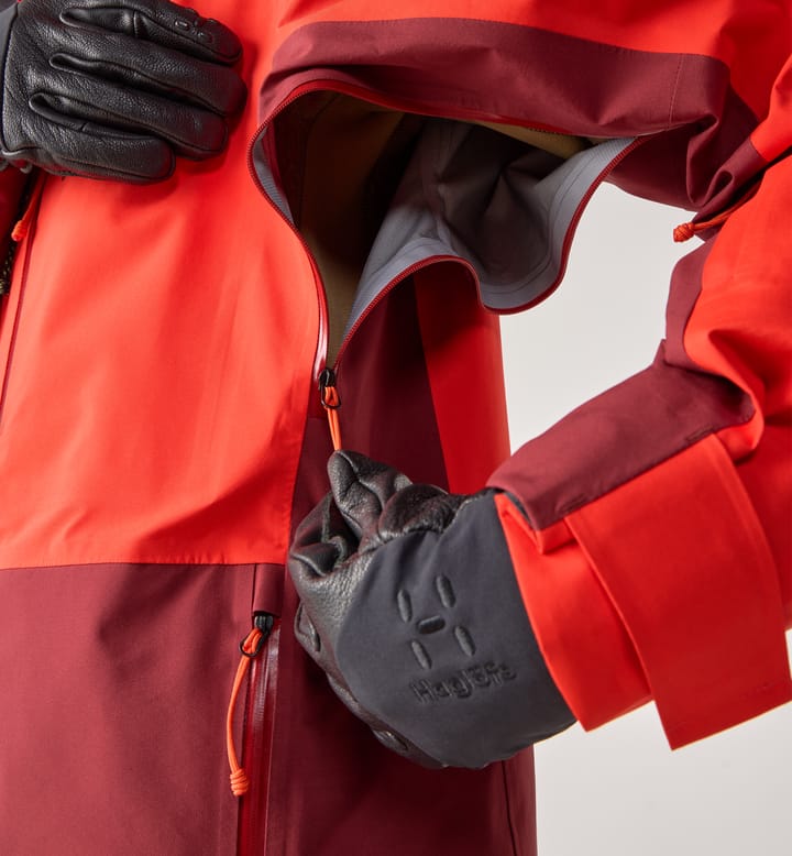 Haglöfs Women's Alper Proof Jacket Tech Red/carmine Red Haglöfs