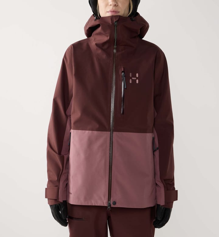 Haglöfs Women's Alper Proof Jacket Maroon Trail / Misty Mauve Haglöfs