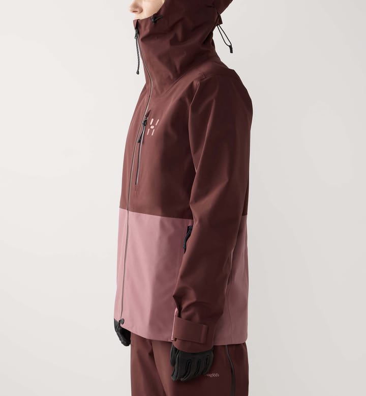 Haglöfs Women's Alper Proof Jacket Maroon Trail / Misty Mauve Haglöfs