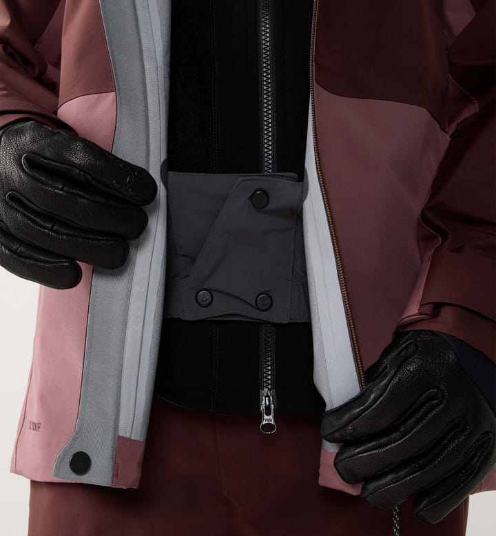 Haglöfs Women's Alper Proof Jacket Maroon Trail / Misty Mauve Haglöfs