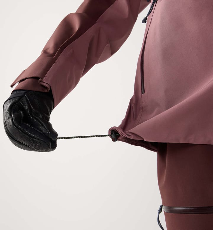 Haglöfs Women's Alper Proof Jacket Maroon Trail / Misty Mauve Haglöfs