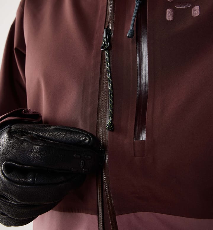 Haglöfs Women's Alper Proof Jacket Maroon Trail / Misty Mauve Haglöfs