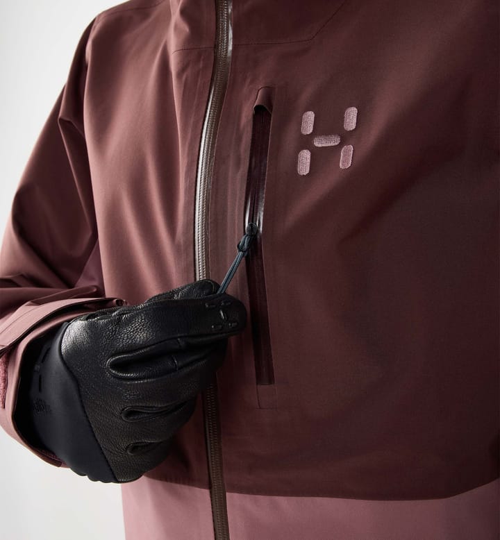 Haglöfs Women's Alper Proof Jacket Maroon Trail / Misty Mauve Haglöfs