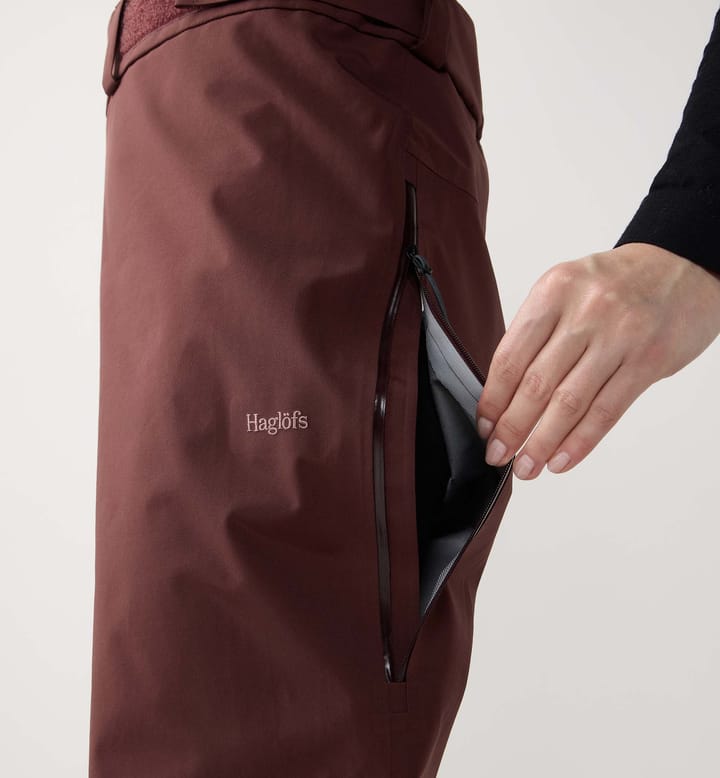 Haglöfs Women's Alper Proof Pant Maroon Trail Haglöfs